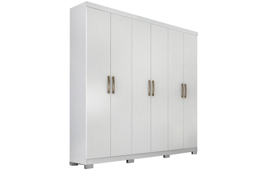 Guarda Roupa Casal 6 Portas e 3 Gavetas Clara Panan Guarda Roupa Casal 6 Portas e 3 Gavetas Clara Panan
