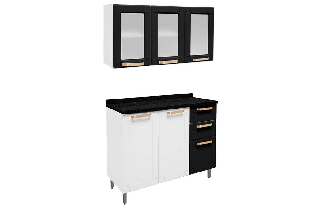 Cozinha Completa Bertolini 2 Peças Aço Colors C2P18