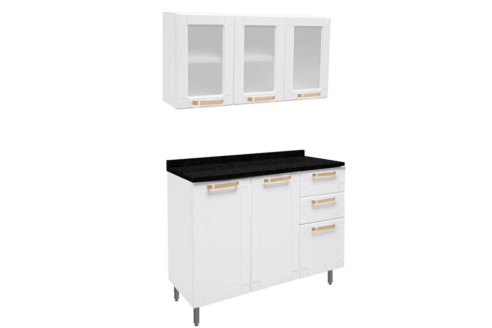 Cozinha Completa Bertolini 2 Peças Aço Colors C2P18