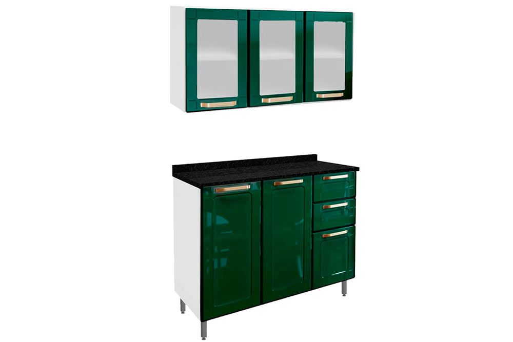 Cozinha Completa Bertolini 2 Peças Aço Colors C2P18