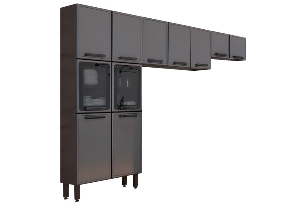 Cozinha Completa Bertolini 3 Peças Aço Estilo CPT90
