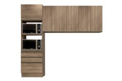 Cozinha Completa Maxxi 3 Peças (2Aéreos+1Paneleiro) CPT33 - Kappesberg