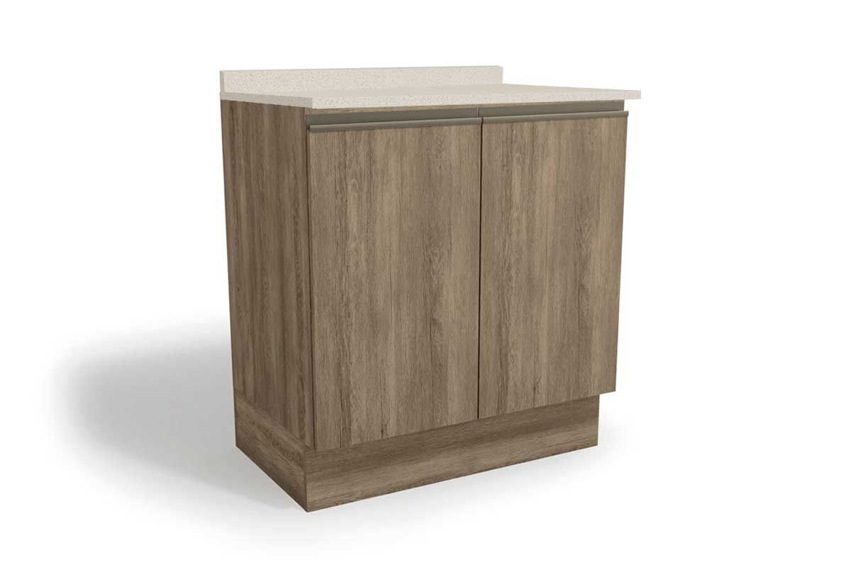 Balcão Cozinha Kappesberg c/Tampo Maxxi G744 c/2 Portas 80cm
