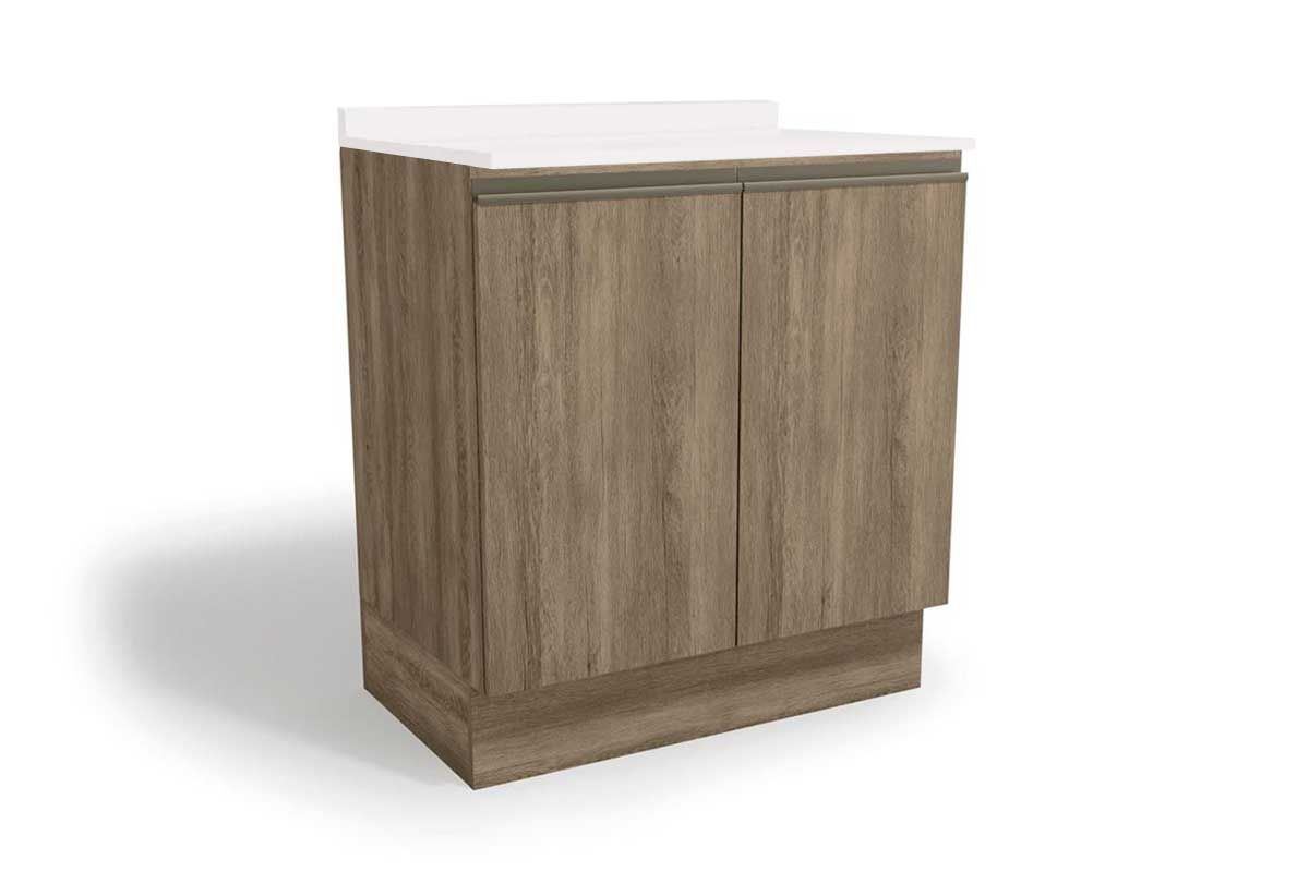 Balcão Cozinha Kappesberg c/Tampo Maxxi G744 c/2 Portas 80cm