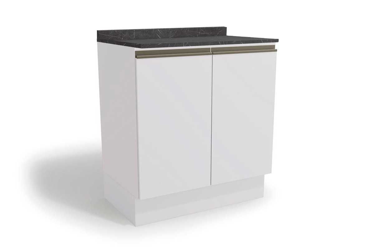 Balcão Cozinha Kappesberg c/Tampo Maxxi G744 c/2 Portas 80cm