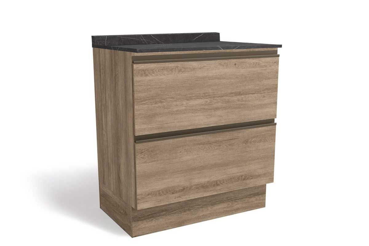 Balcão Cozinha Kappesberg c/Tampo Maxxi G755 c/2 Gavetas 80cm