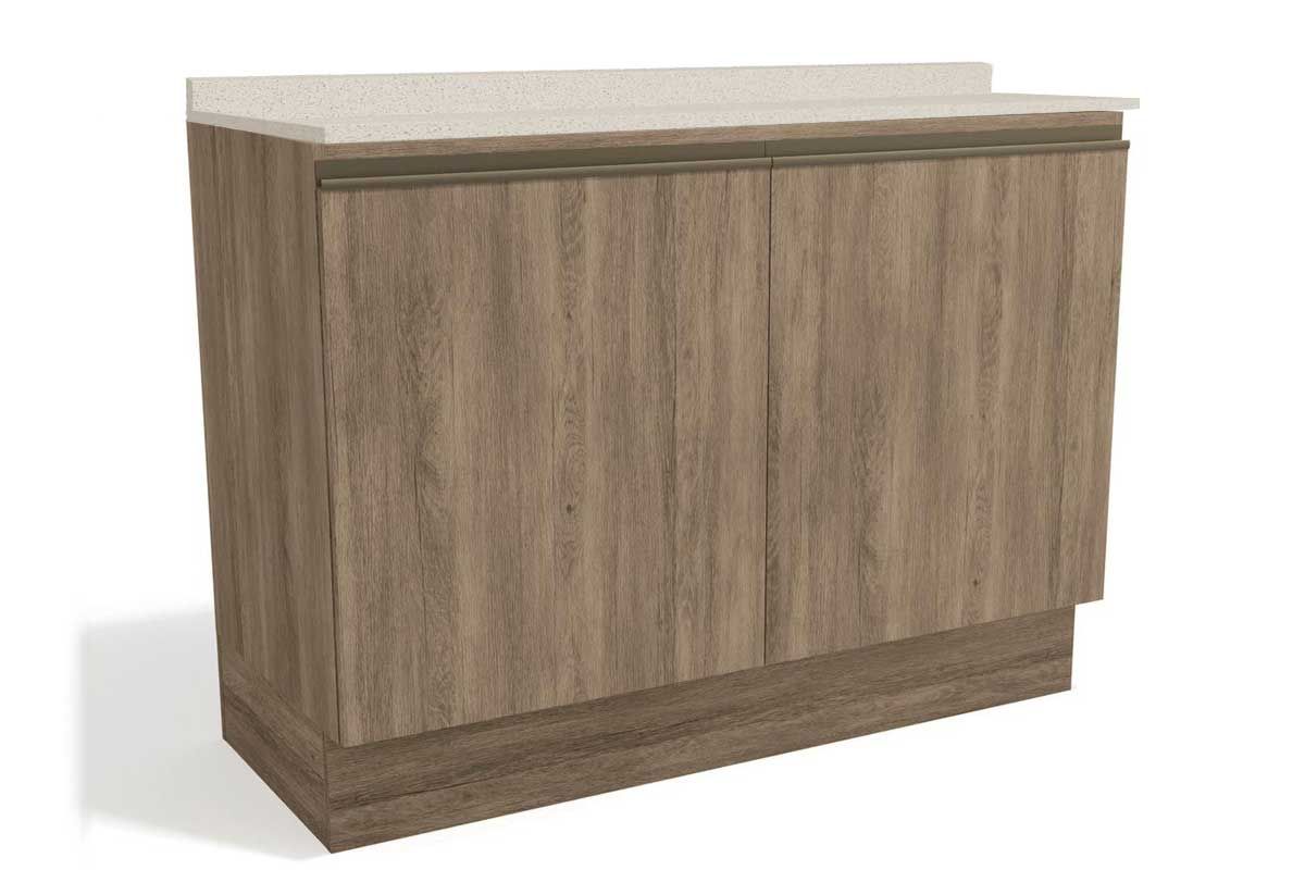 Balcão Cozinha Kappesberg c/Tampo Maxxi G745 c/2 Portas 120cm
