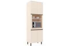 Paneleiro Cozinha Henn Connect c/4 Portas 71cm - Off White