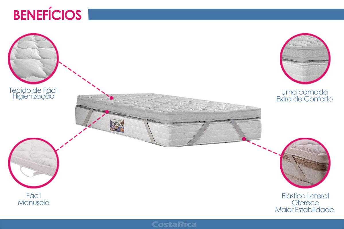 Pillow Top Colchão Super Plush MH1812 Herval