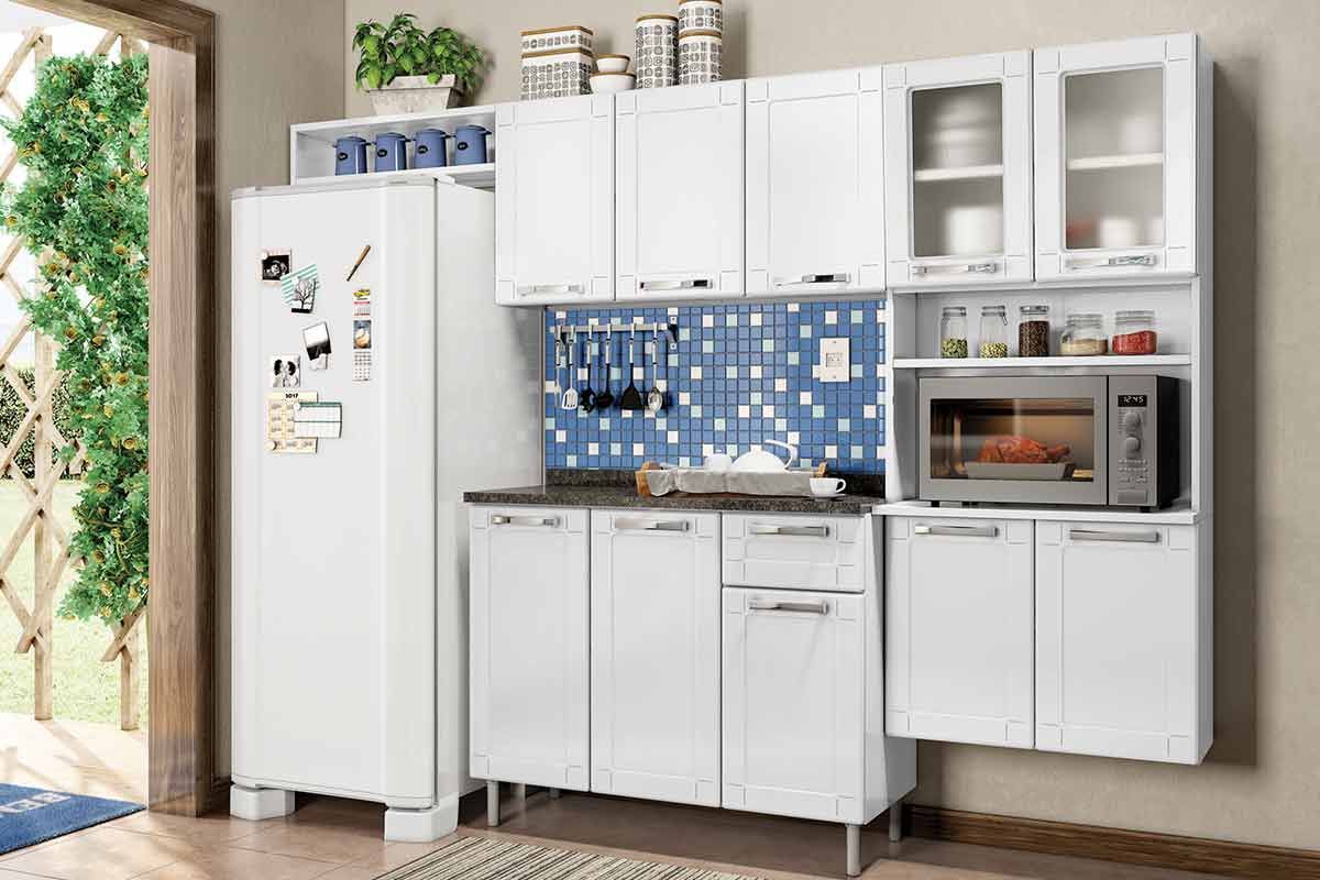 Armário Aéreo Cozinha Bertolini Múltipla 6009 c/3 Portas 105cm Armário Aéreo Cozinha Bertolini Múltipla 6009 c/3 Portas 105cm