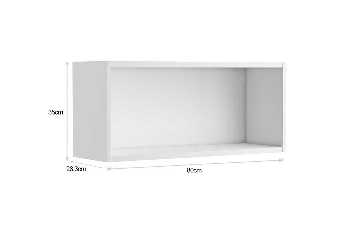 Armário Aéreo Cozinha Bertolini Evidence 7004 c/2 Portas 80cm