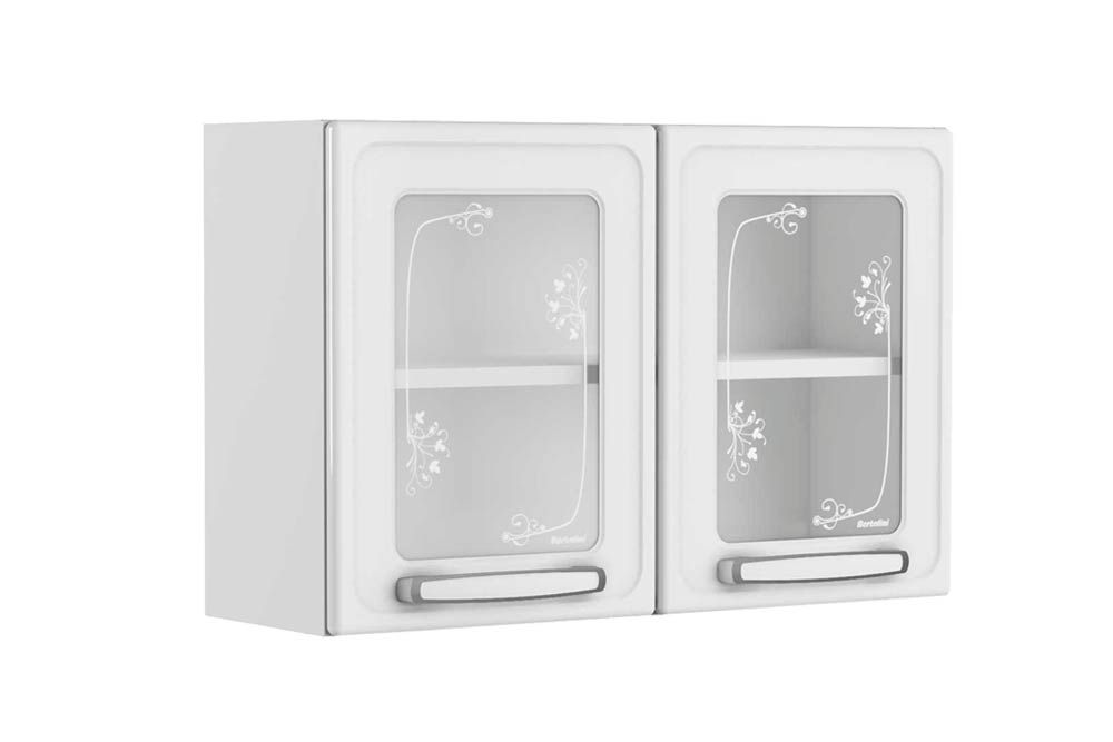 Armário Aéreo Cozinha Bertolini Evidence 7006 c/2 Portas c/Vidro 80cm