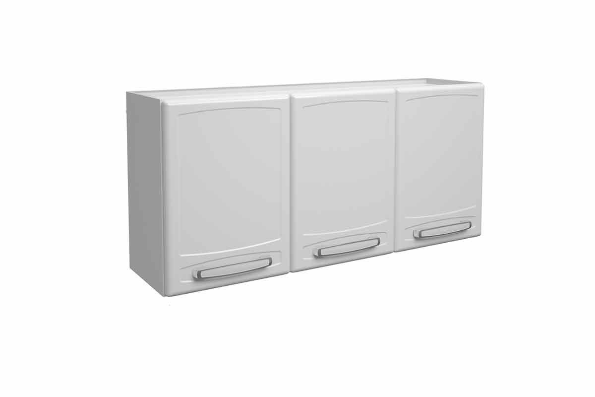Armário Aéreo Cozinha Bertolini Evidence 7008 c/3 Portas 120cmBranco Armário Aéreo Cozinha Bertolini Evidence 7008 c/3 Portas 120cmBranco