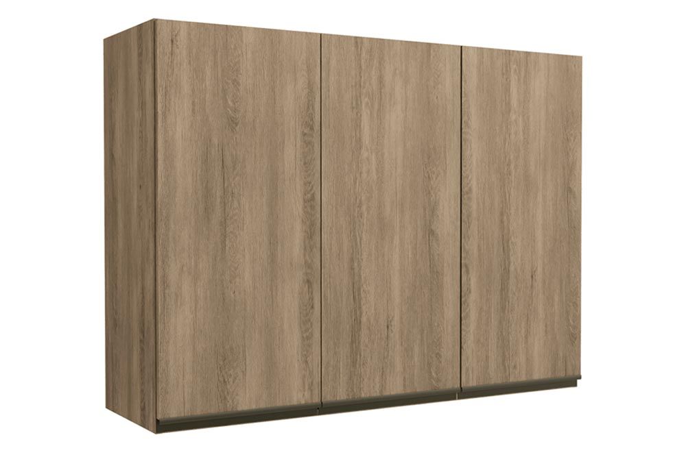 Armário Aéreo Cozinha Kappesberg Maxxi G766 c/3 Portas 120cmNogal