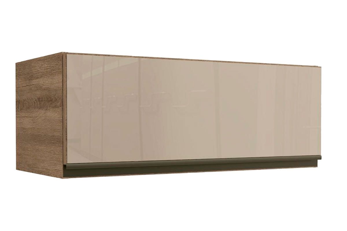 Armário Aéreo Cozinha Kappesberg Maxxi G770 Geladeira c/1 Porta c/Vidro 80cm