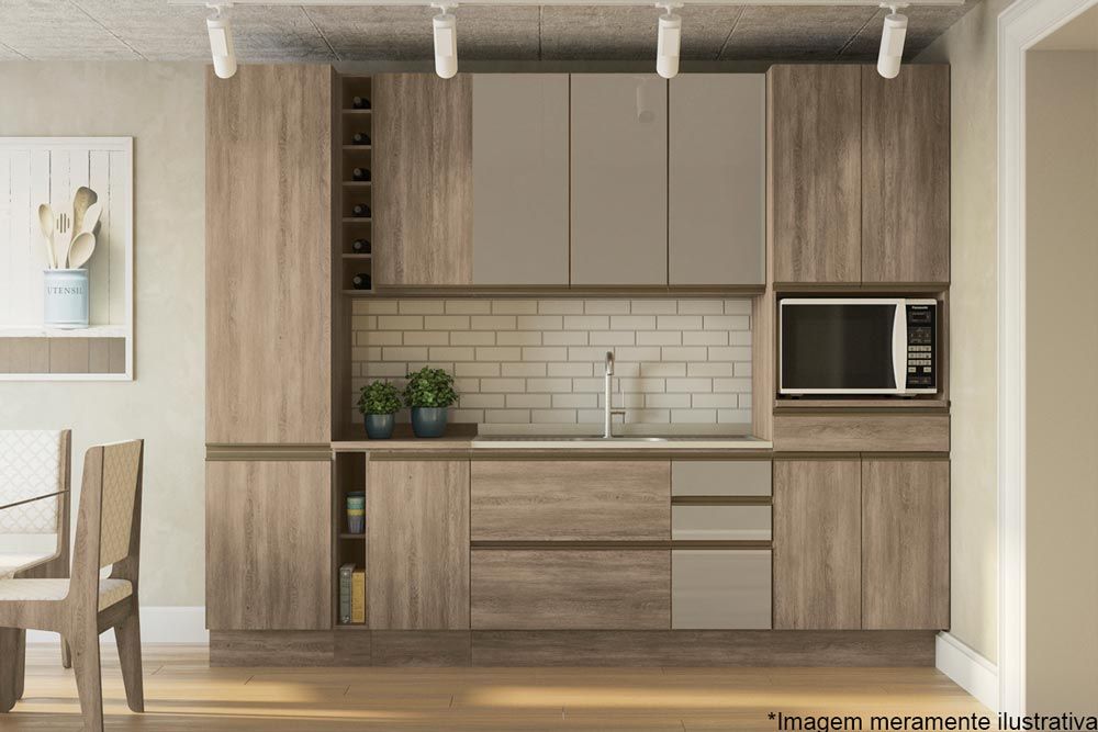 Balcão Cozinha Kappesberg Maxxi G741 c/1 Porta s/Tampo 40cm
