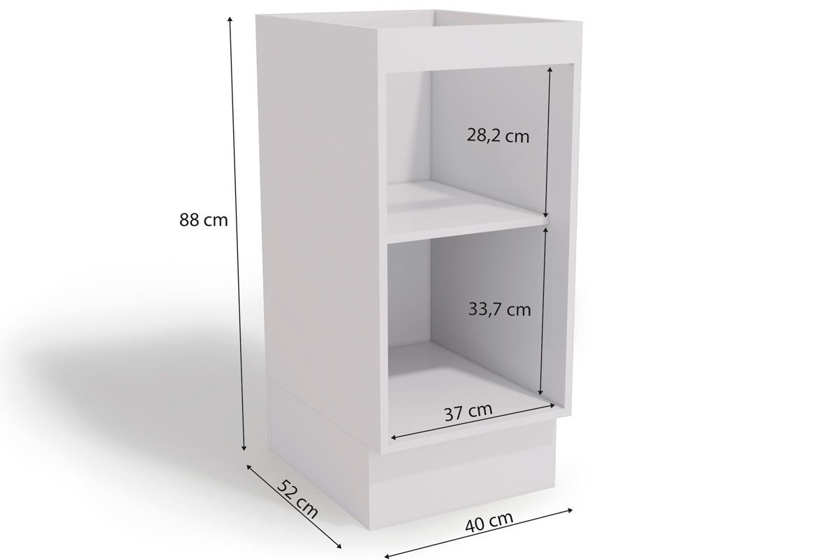 Balcão Cozinha Kappesberg Maxxi G741 c/1 Porta s/Tampo 40cm