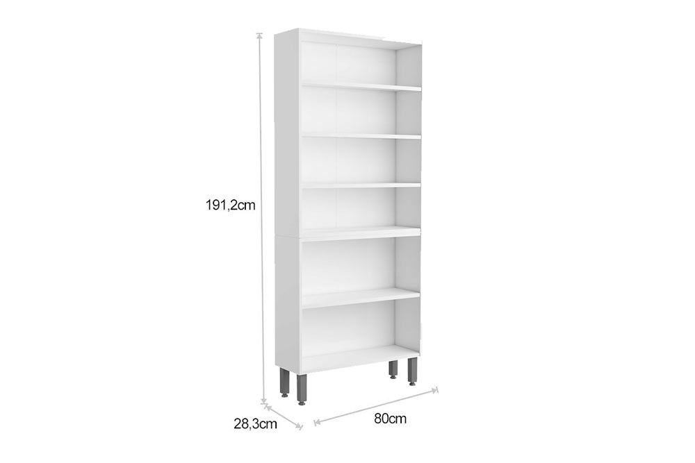 Paneleiro Cozinha Bertolini Evidence 7038 c/6 Portas 80cm Paneleiro Cozinha Bertolini Evidence 7038 c/6 Portas 80cm