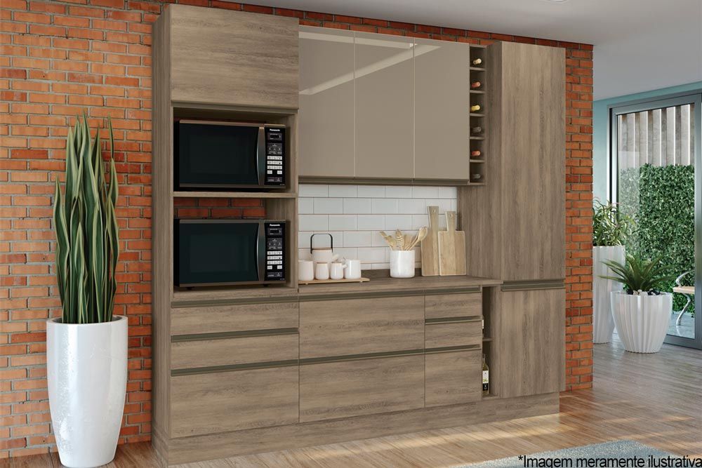 Paneleiro Cozinha Kappesberg Maxxi G750 c/1 Porta 3Gavs 70cm