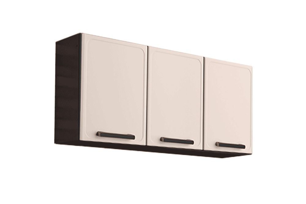 Armário Aéreo Cozinha Bertolini Estilo 7008 c/3 Portas 120cm