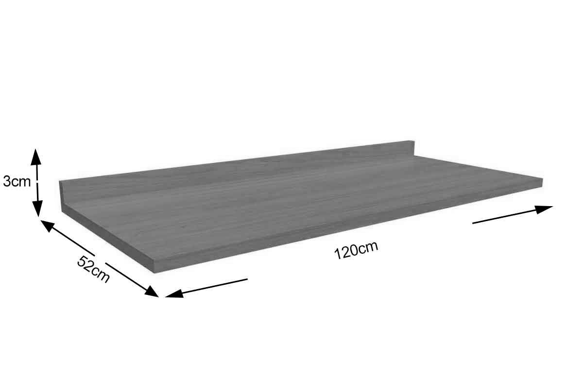 Tampo p/ Balcão Cozinha Kappesberg p/ E609 120cm Tampo p/ Balcão Cozinha Kappesberg p/ E609 120cm