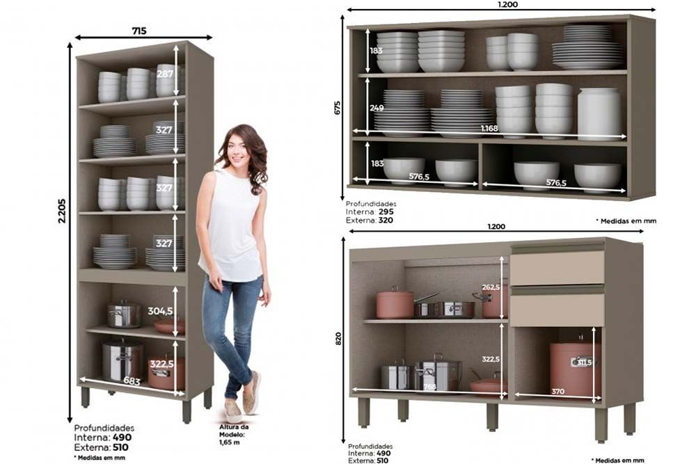 Cozinha Completa Henn 8 Peças Connect C8P10