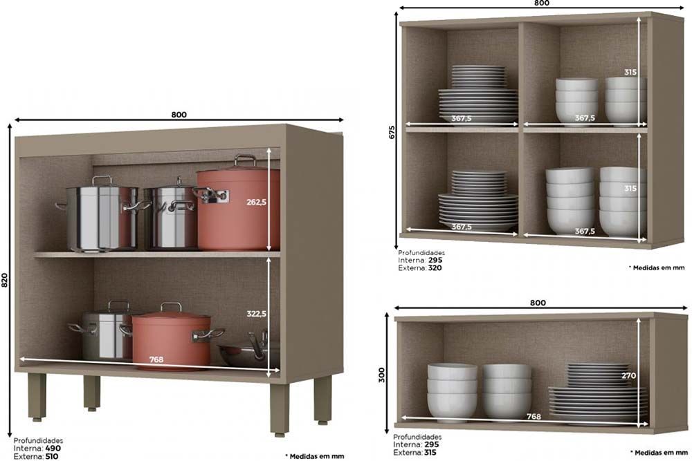 Cozinha Completa Henn 8 Peças Connect C8P10