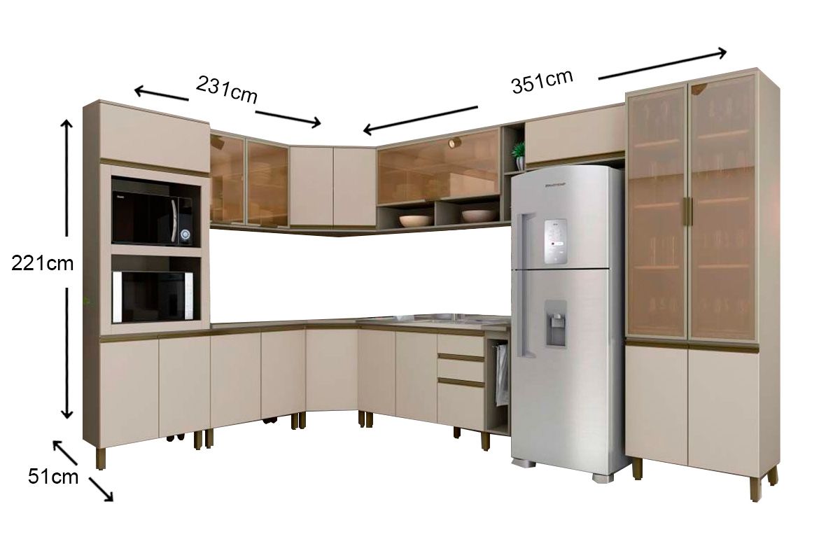 Cozinha Completa Henn 15 Peças Connect C15P02