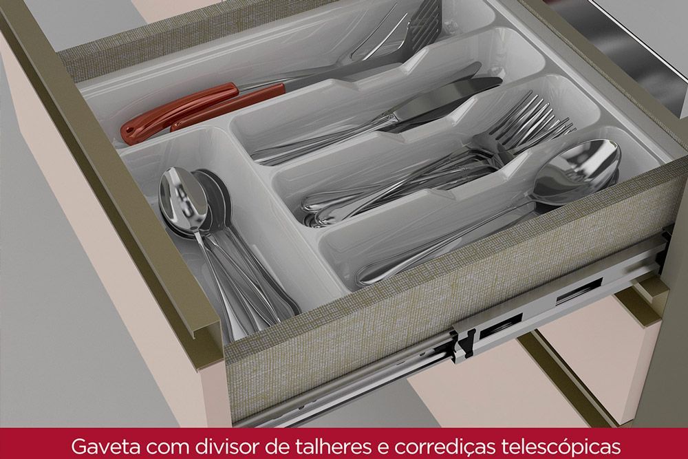 Cozinha Completa Henn 13 Peças Connect C13P02