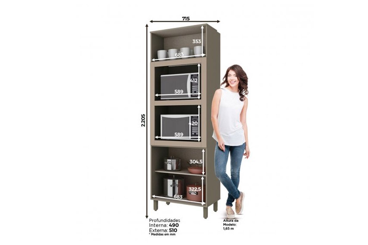 Cozinha Completa Henn 8 Peças Connect C8P20