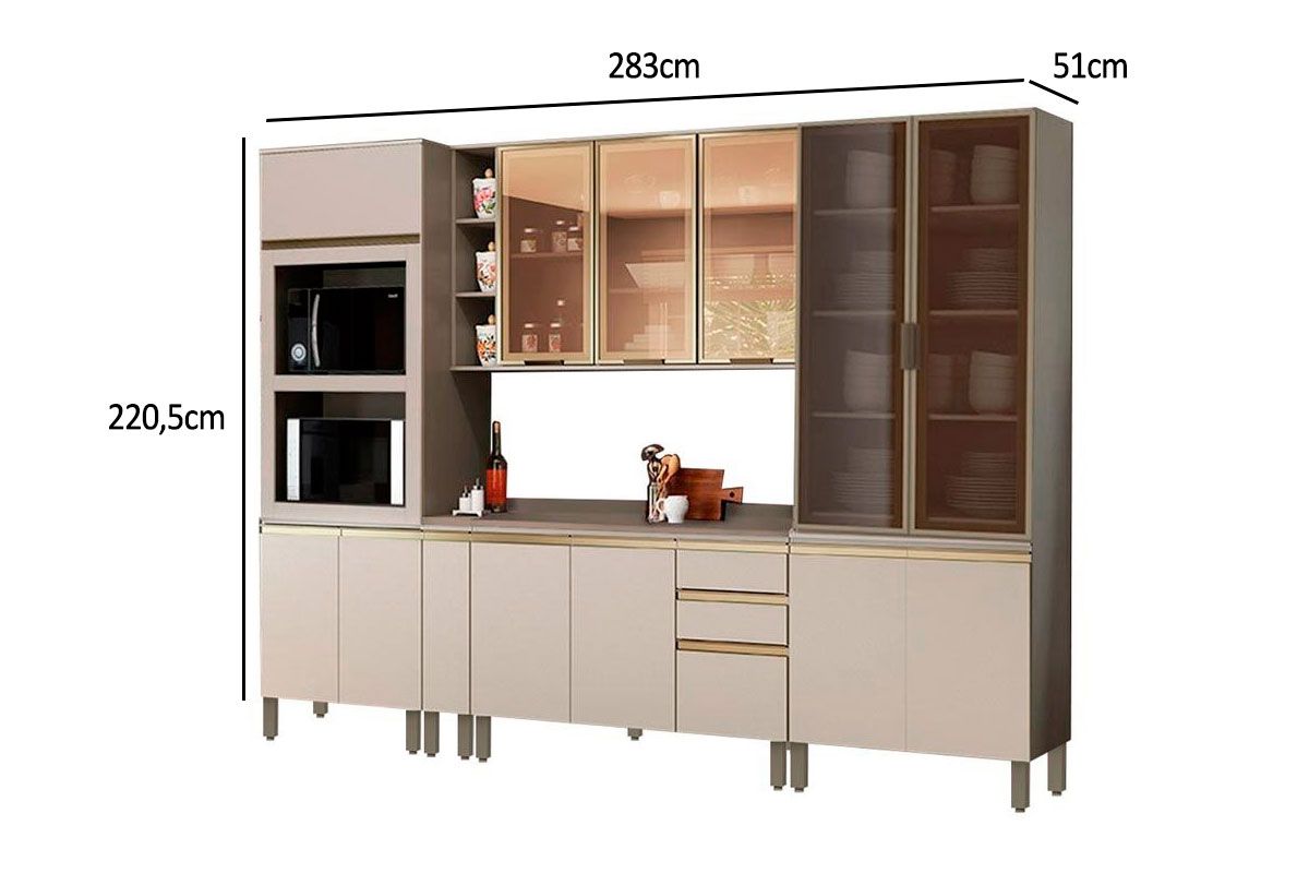Cozinha Completa Henn 8 Peças Connect C8P05