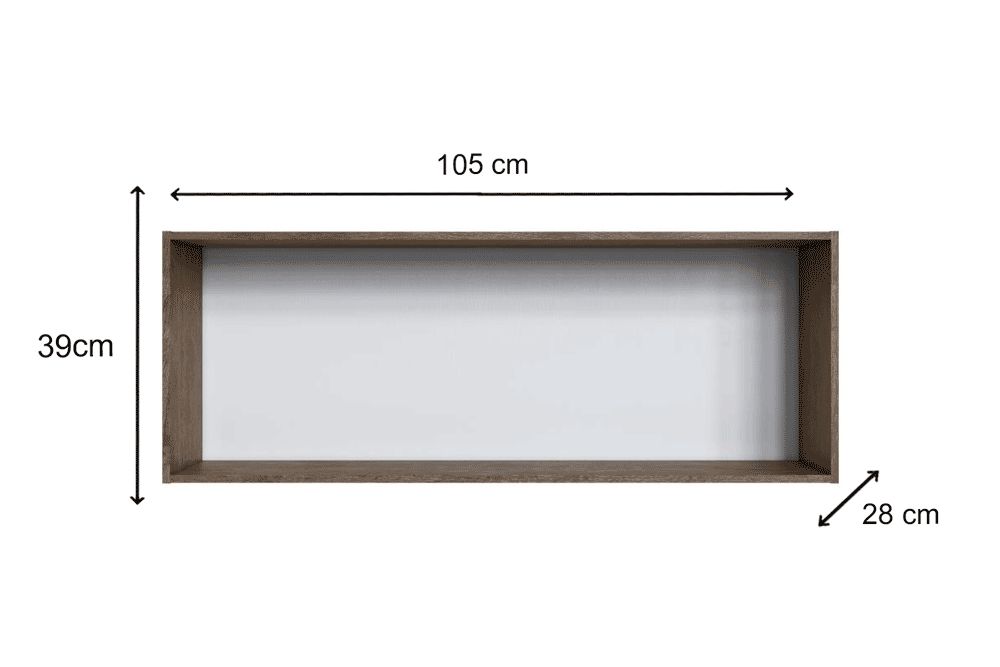 Armário Aéreo Cozinha Genialflex Essência c/2 Portas c/Vidro 105cm Armário Aéreo Cozinha Genialflex Essência c/2 Portas c/Vidro 105cm