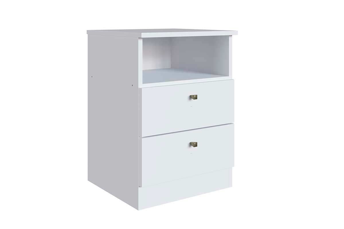 Mesa Cabeceira Irlanda c/2 Gavetas Genialflex