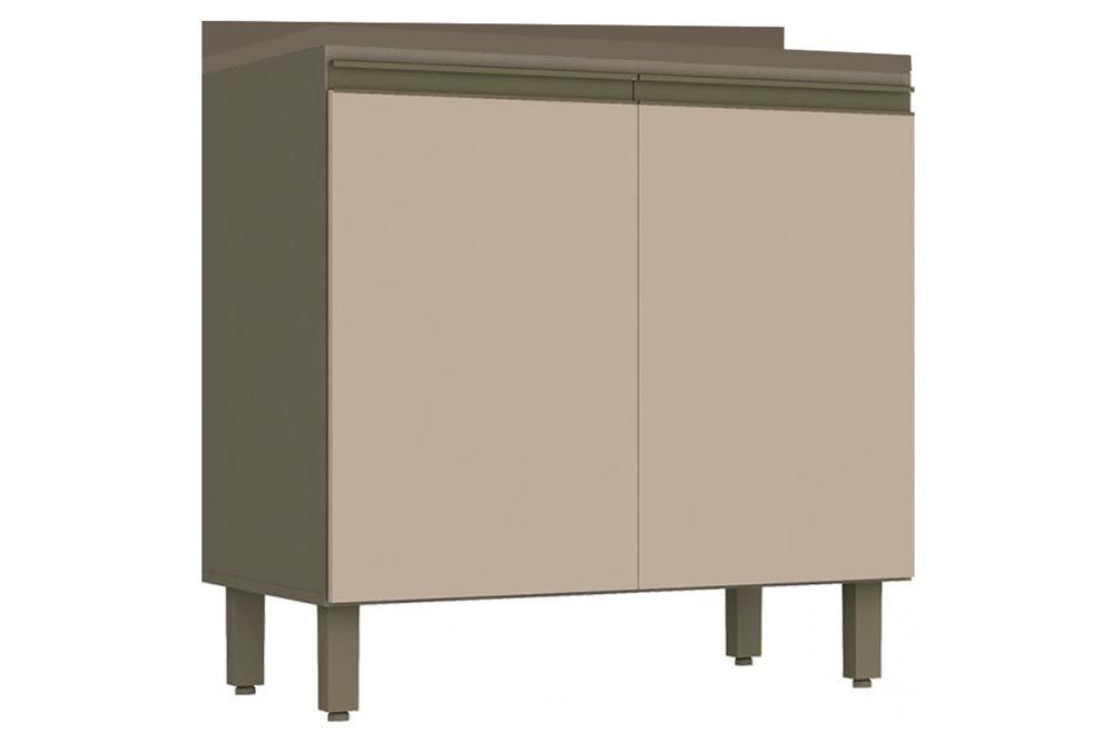 Balcão Cozinha Henn c/Tampo Connect c/2 Portas 80x81cm