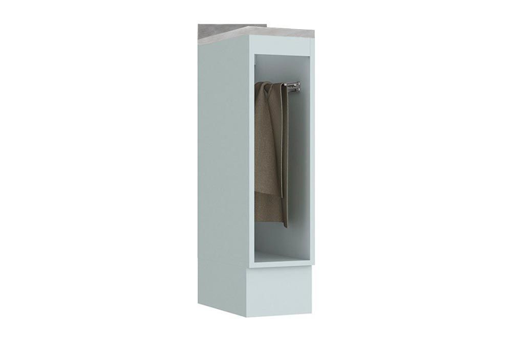 Balcão Cozinha Henn c/Tampo Americana Porta Toalha 20cm