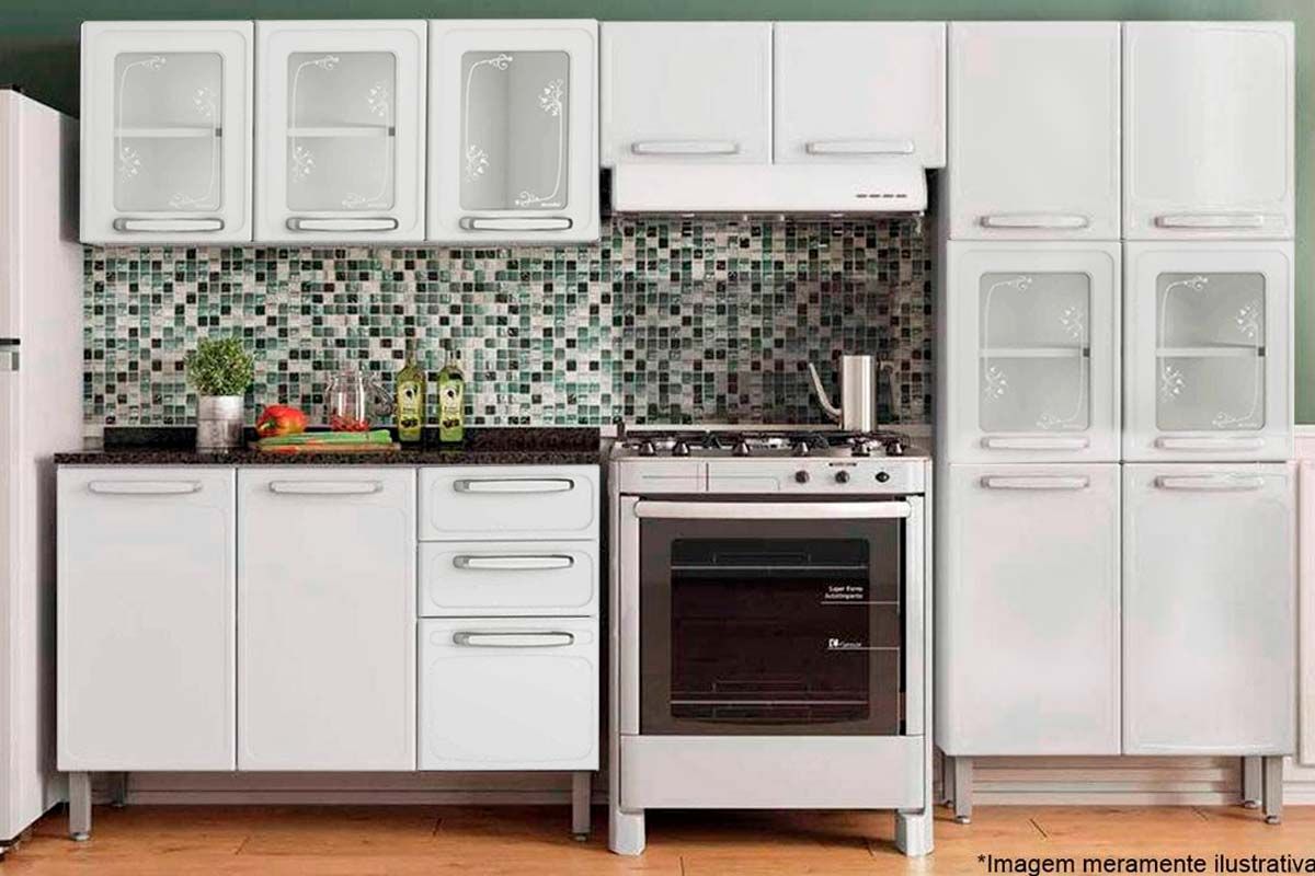 Cozinha Completa Bertolini 4 Peças Aço Evidence C4P56