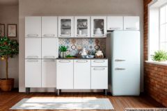 Cozinha Completa Bertolini 4 Peças Aço Evidence C4P39