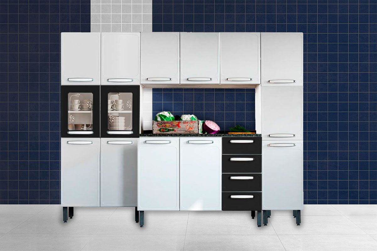 Cozinha Completa Bertolini 4 Peças Aço Evidence C4P53