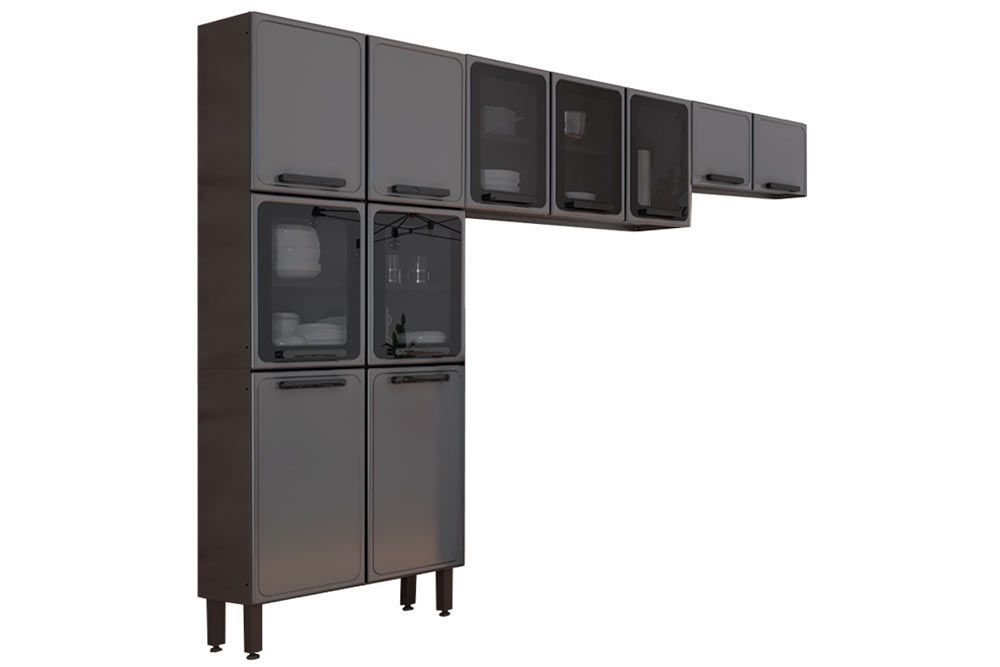 Cozinha Completa Bertolini 3 Peças Aço Estilo CPT88