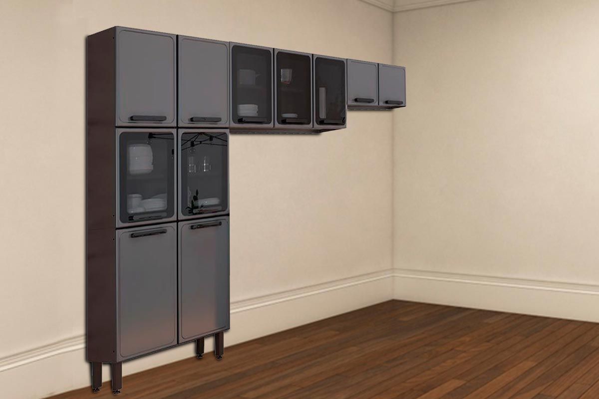 Cozinha Completa Bertolini 3 Peças Aço Estilo CPT88