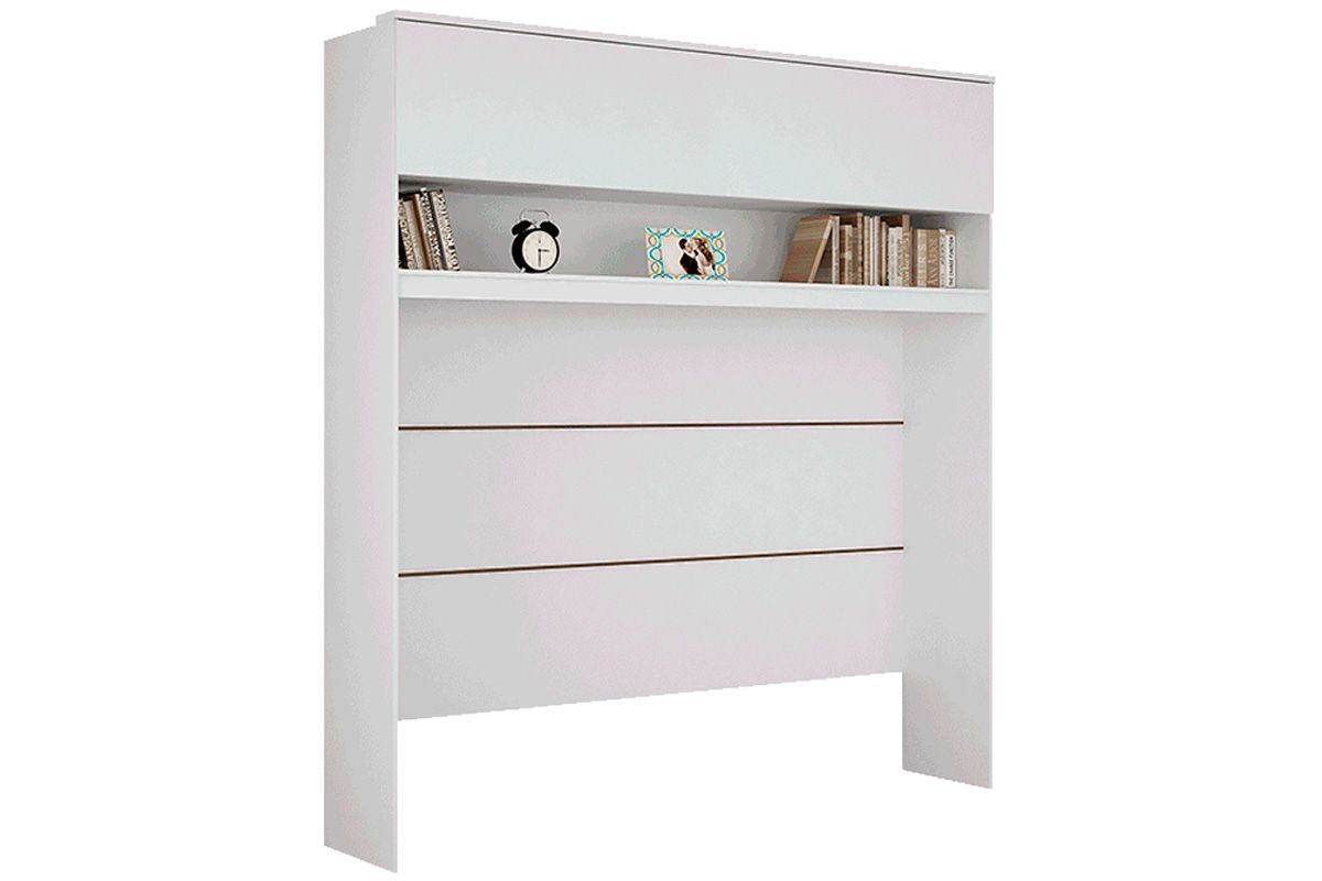 Modulado de Quarto Armário Ponte Aéreo Casal c/2 Portas Gold Bari N. Horizonte