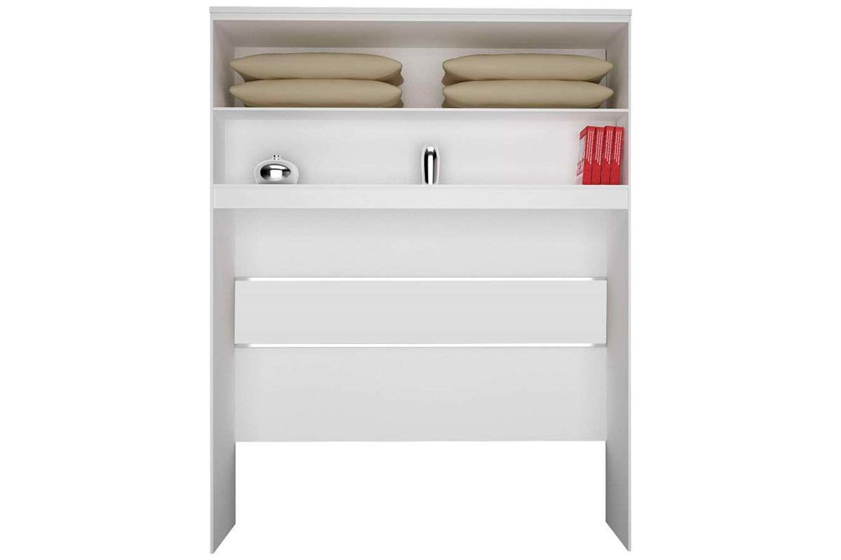 Modulado de Quarto Armário Ponte Aéreo Casal c/2 Portas Gold Bari N. Horizonte