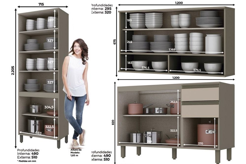 Cozinha Completa Henn 7 Peças Connect C7P03