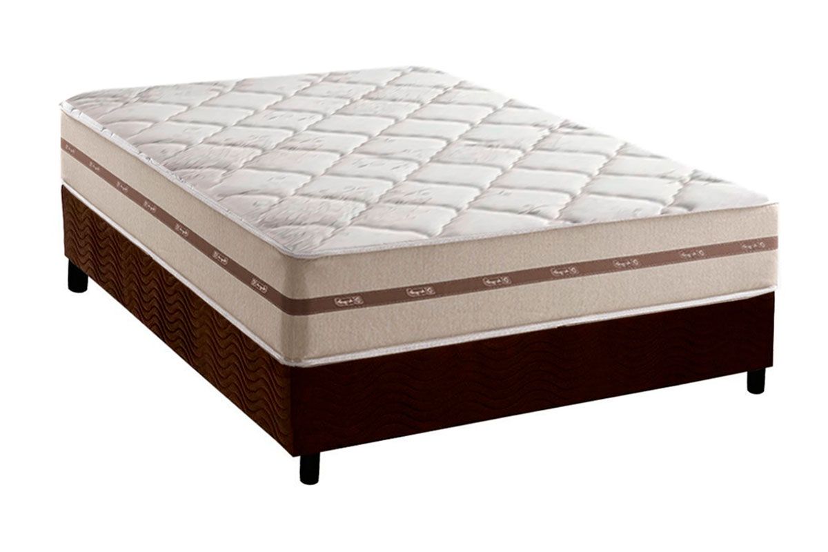 Cama Box CRC +Colchão Molas Classic Anjos