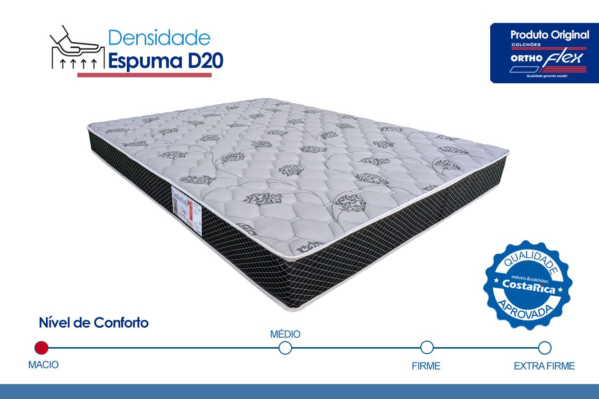 Colchão D20 Orthoflex Comfortpedic Line Colchão D20 Orthoflex Comfortpedic Line