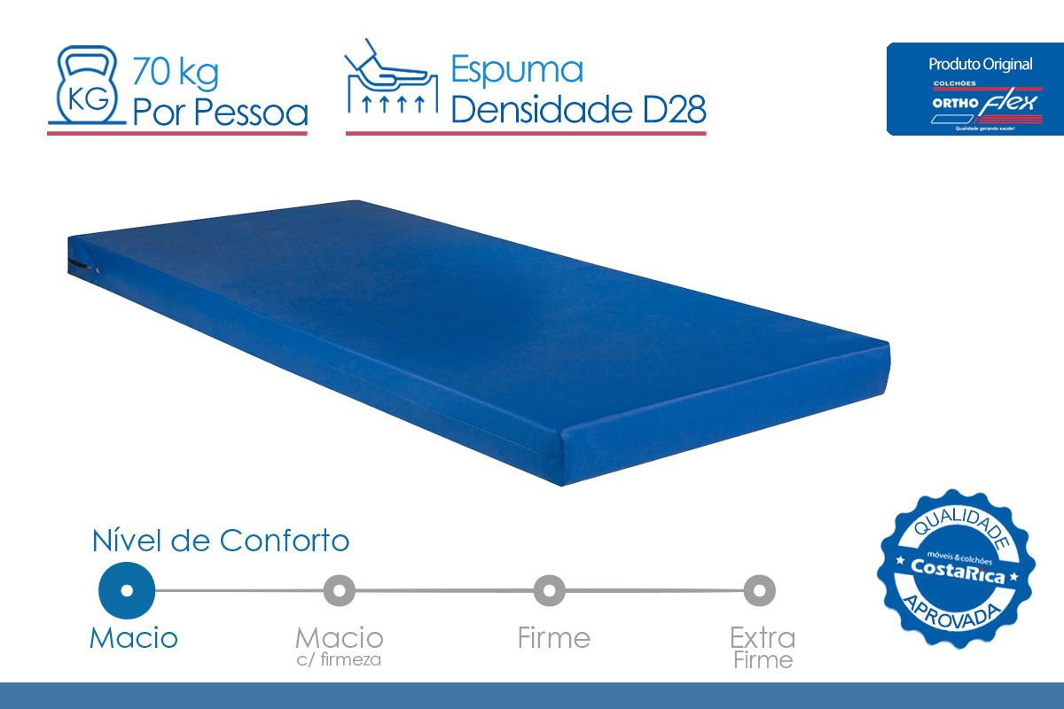 Colchão Hospitalar Orthoflex D28 Comfortpedic