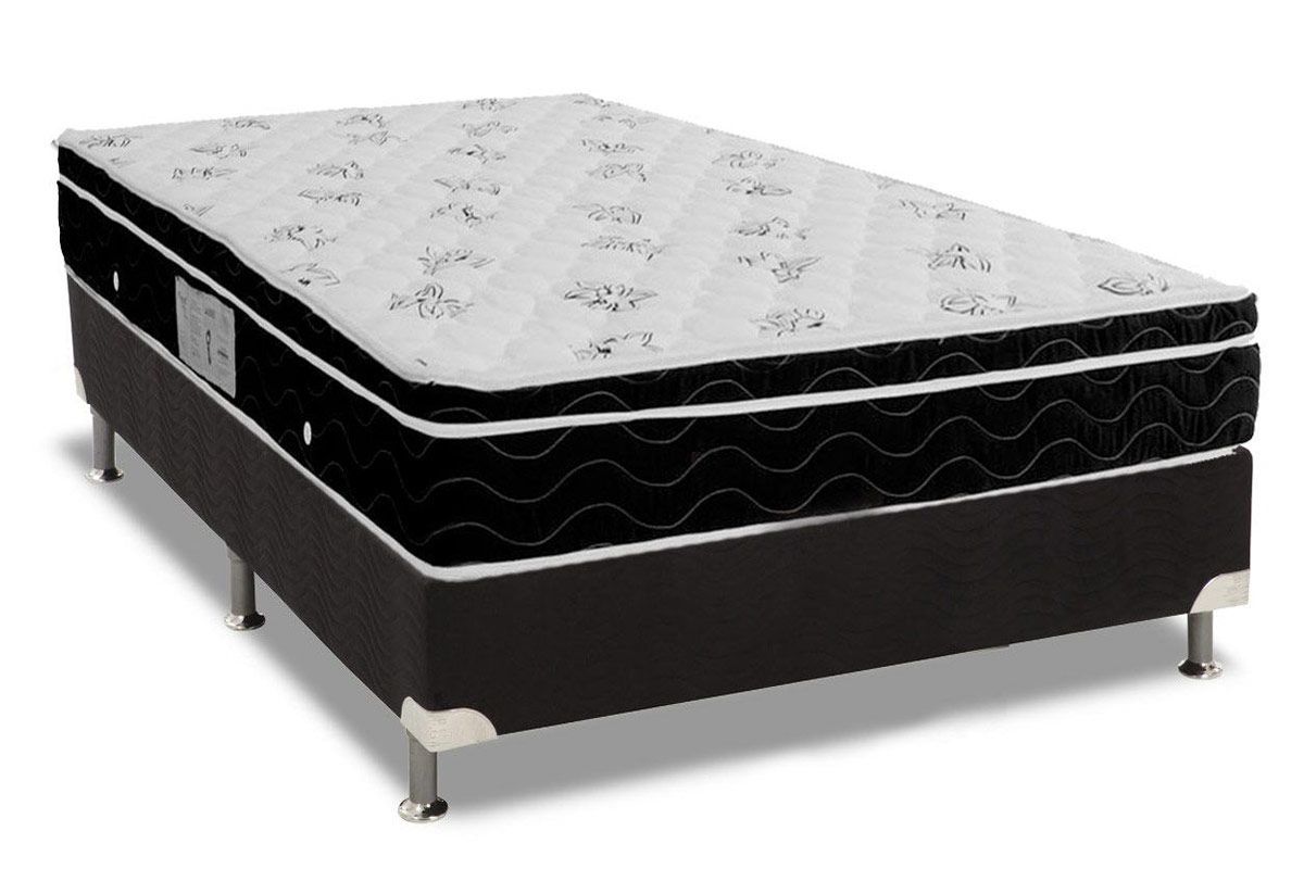 Cama Box CRC +Colchão Molas Physical Ortobom