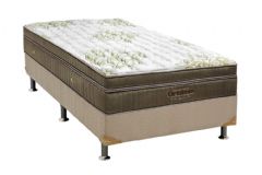 Cama Box Filhão +Colchão Molas Ultra Gel Ortobom