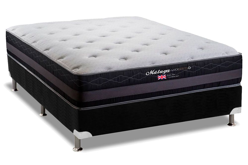 Cama Box CRC +Colchão Molas Málaga Herval
