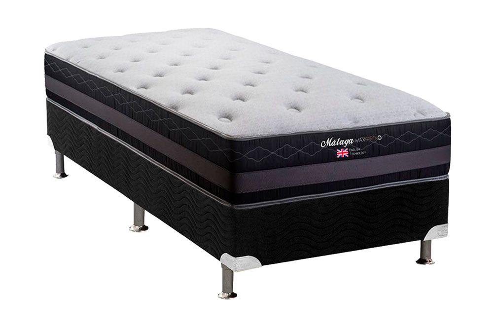 Cama Box CRC +Colchão Molas Málaga Herval